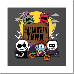 halloween town Posters and Art